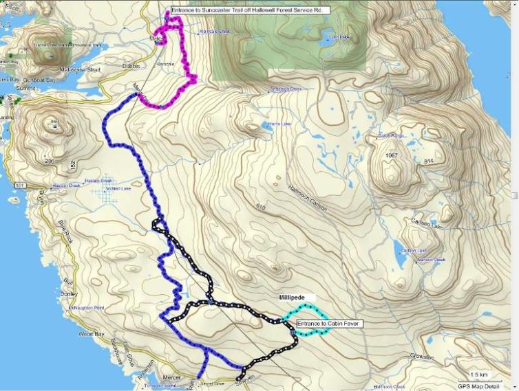 Alternate Suncoaster Trail routes