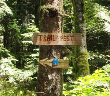 Trailfest sign